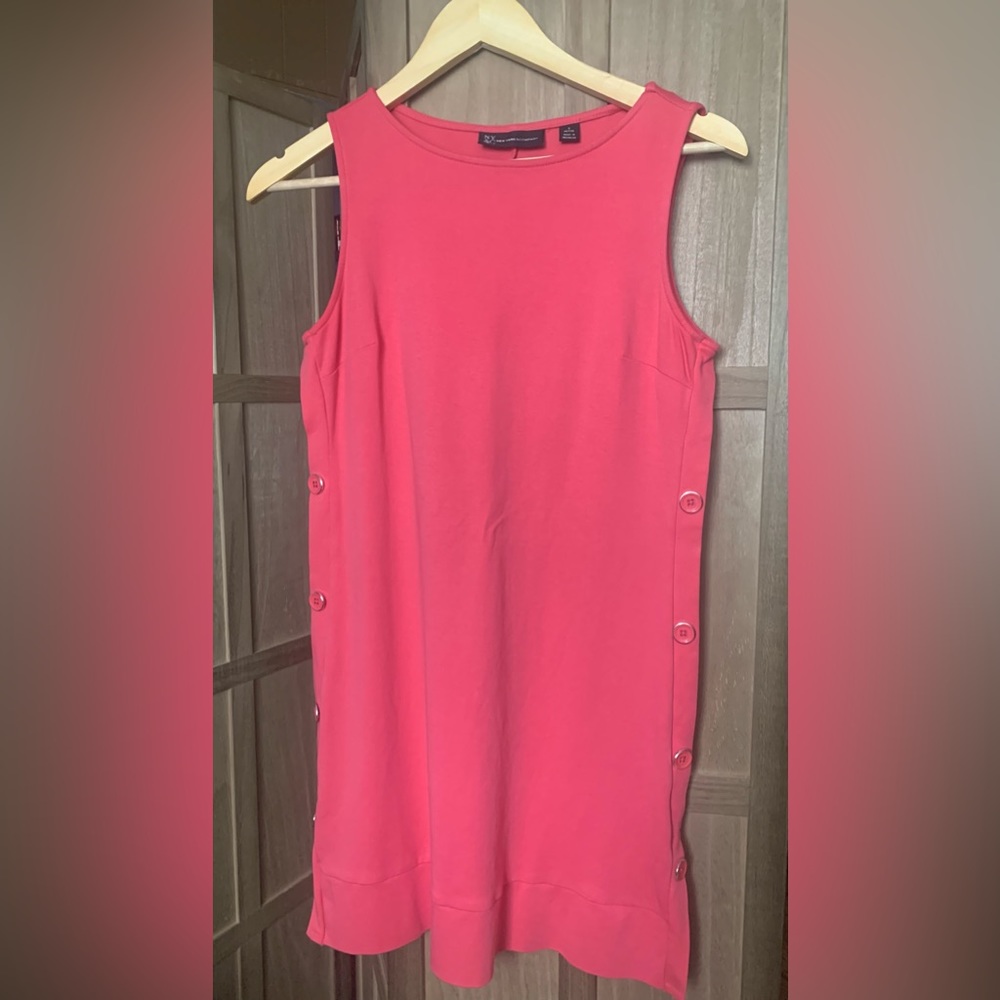 2 New York & Company Summer Dresses - Color: Rose & Yellow Size:Petite (S)